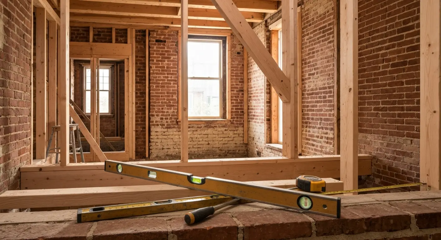 Historic renovation framing