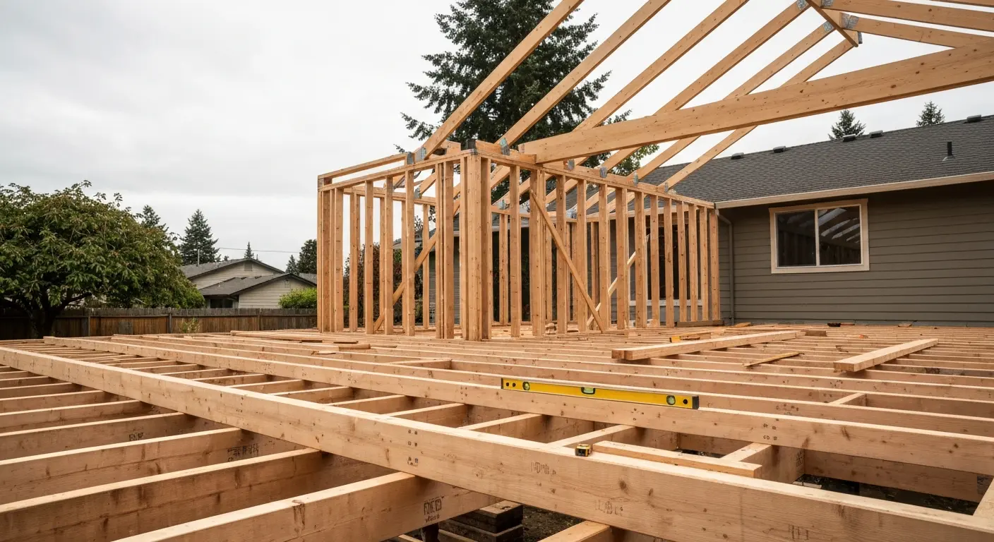 Framing addition project