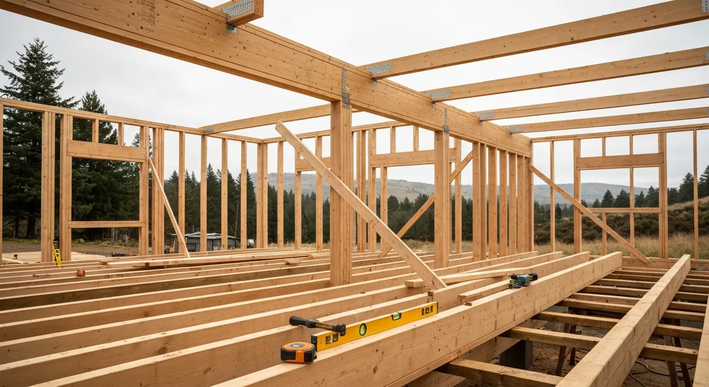 Residential framing in Creswell