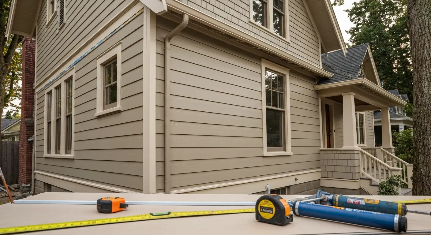 Siding replacement project