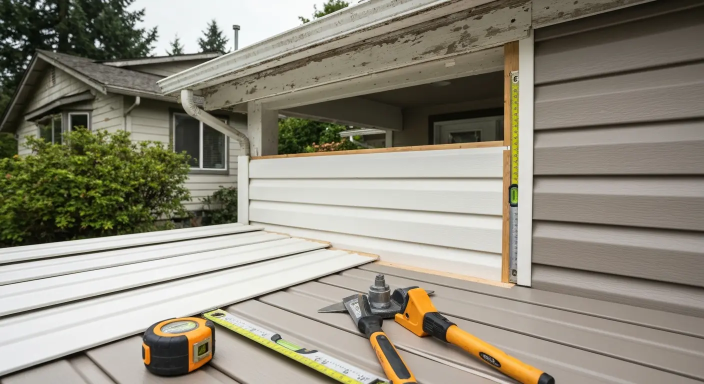 Siding installation