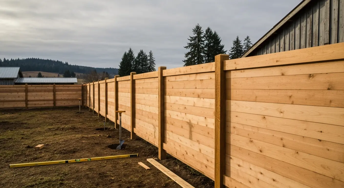 Fence installation