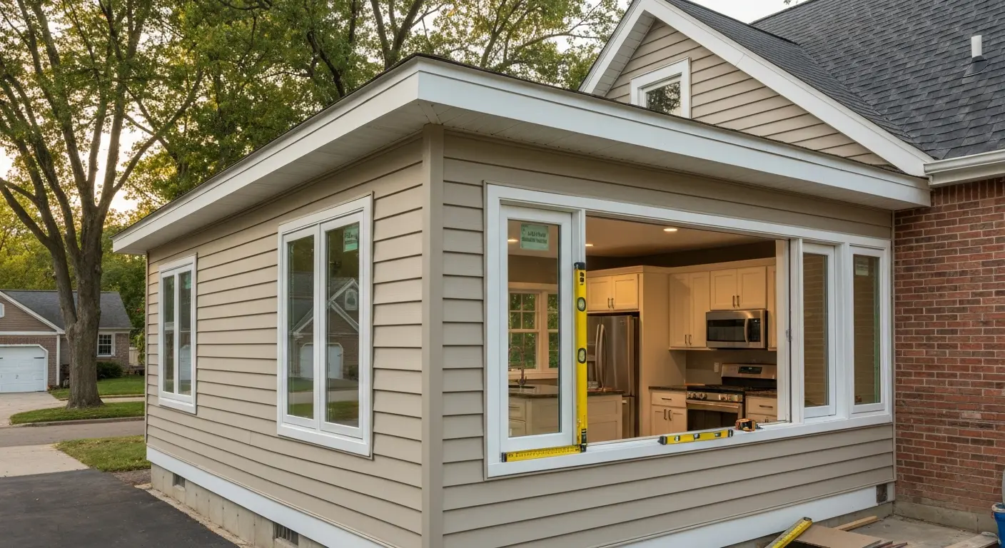 Home addition construction