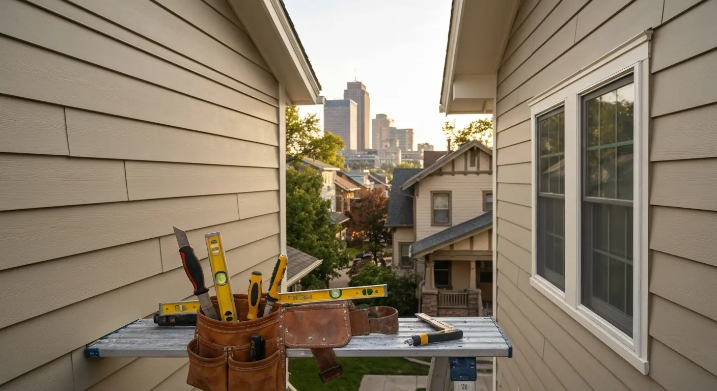 Siding installation and cladding work