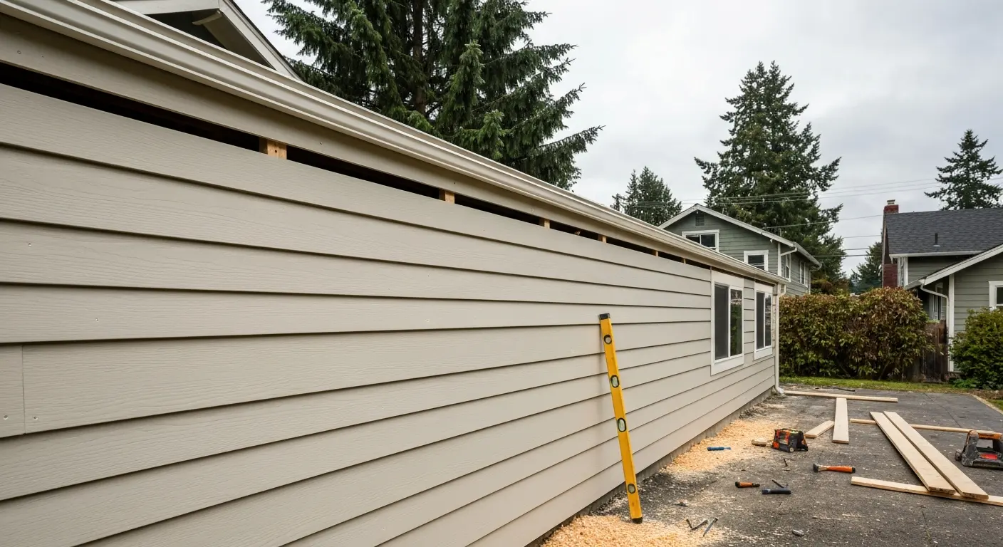 Siding installation