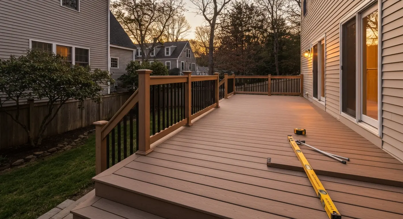 Deck and fence installation