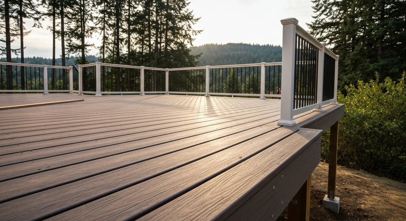 Composite deck installation in Thurston
