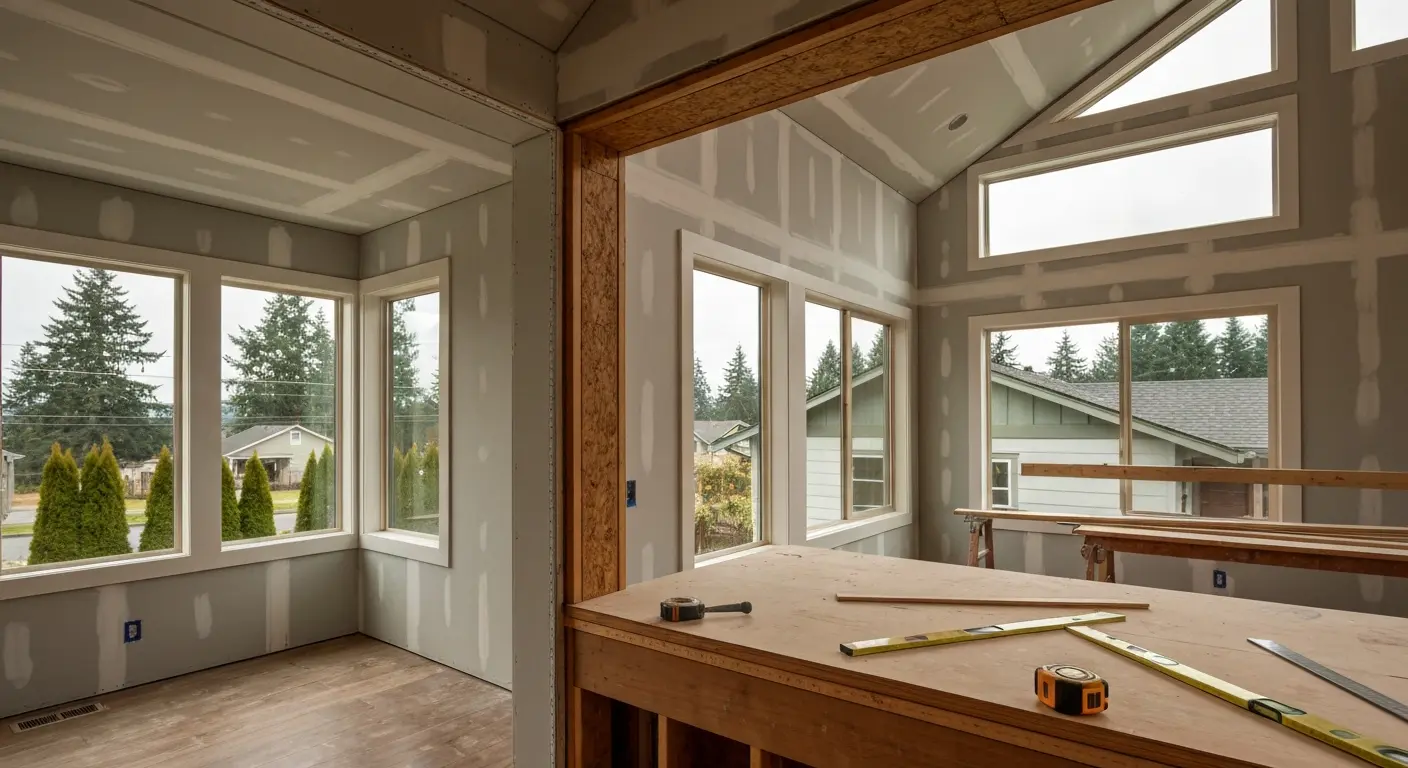 Home addition work in Keizer