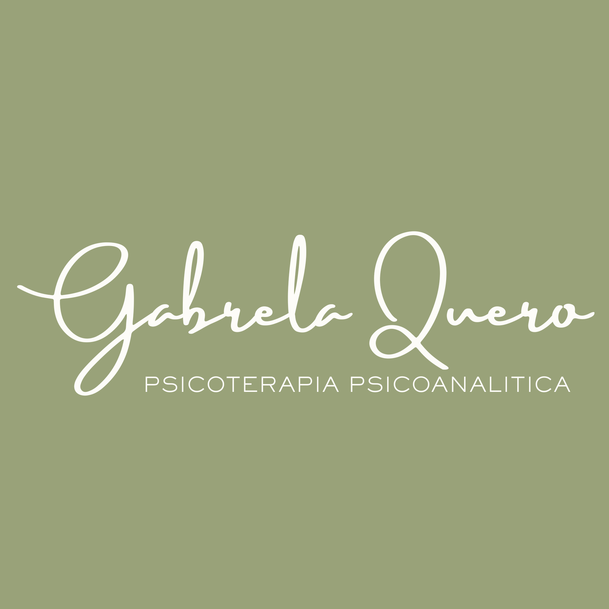 Gabriela Quero — Psicoterapia Psicoanalítica