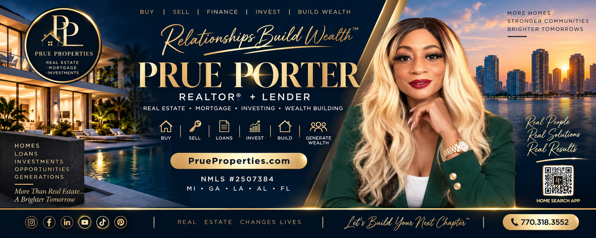 Prue Porter Brand Banner