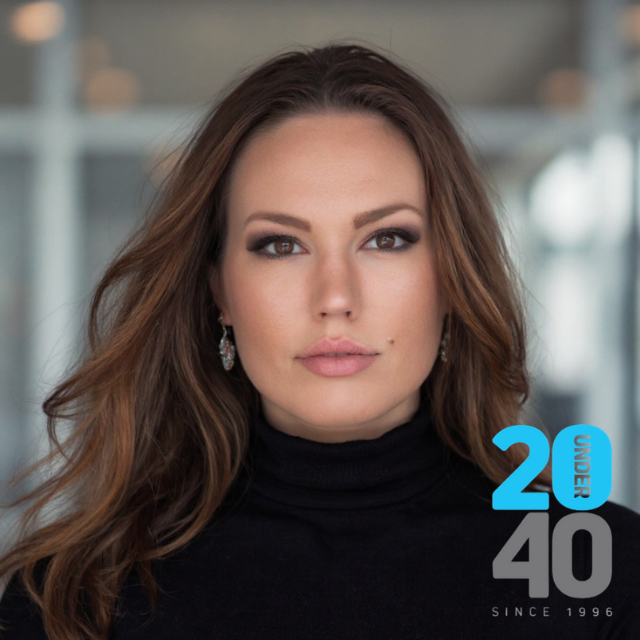 Sierra Brown nominated fr 20 under 40 award