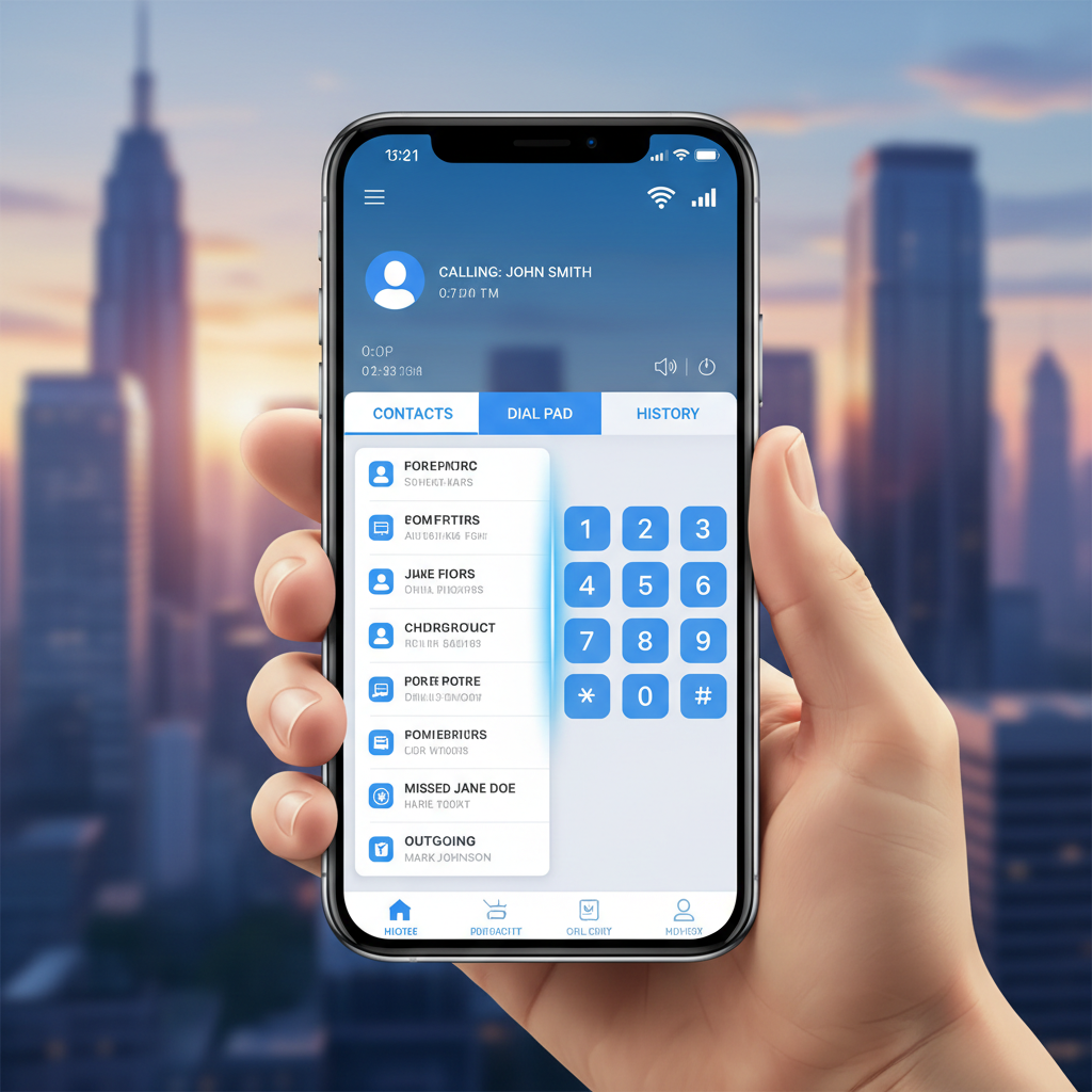 Mobile Softphone App
