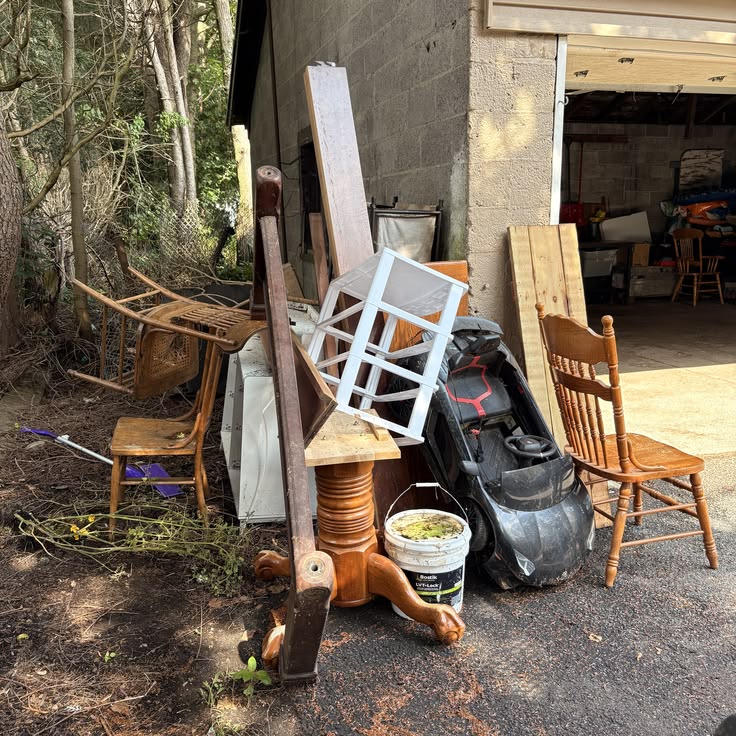 Furniture and appliance hauling by Strong Bros Junk Removal