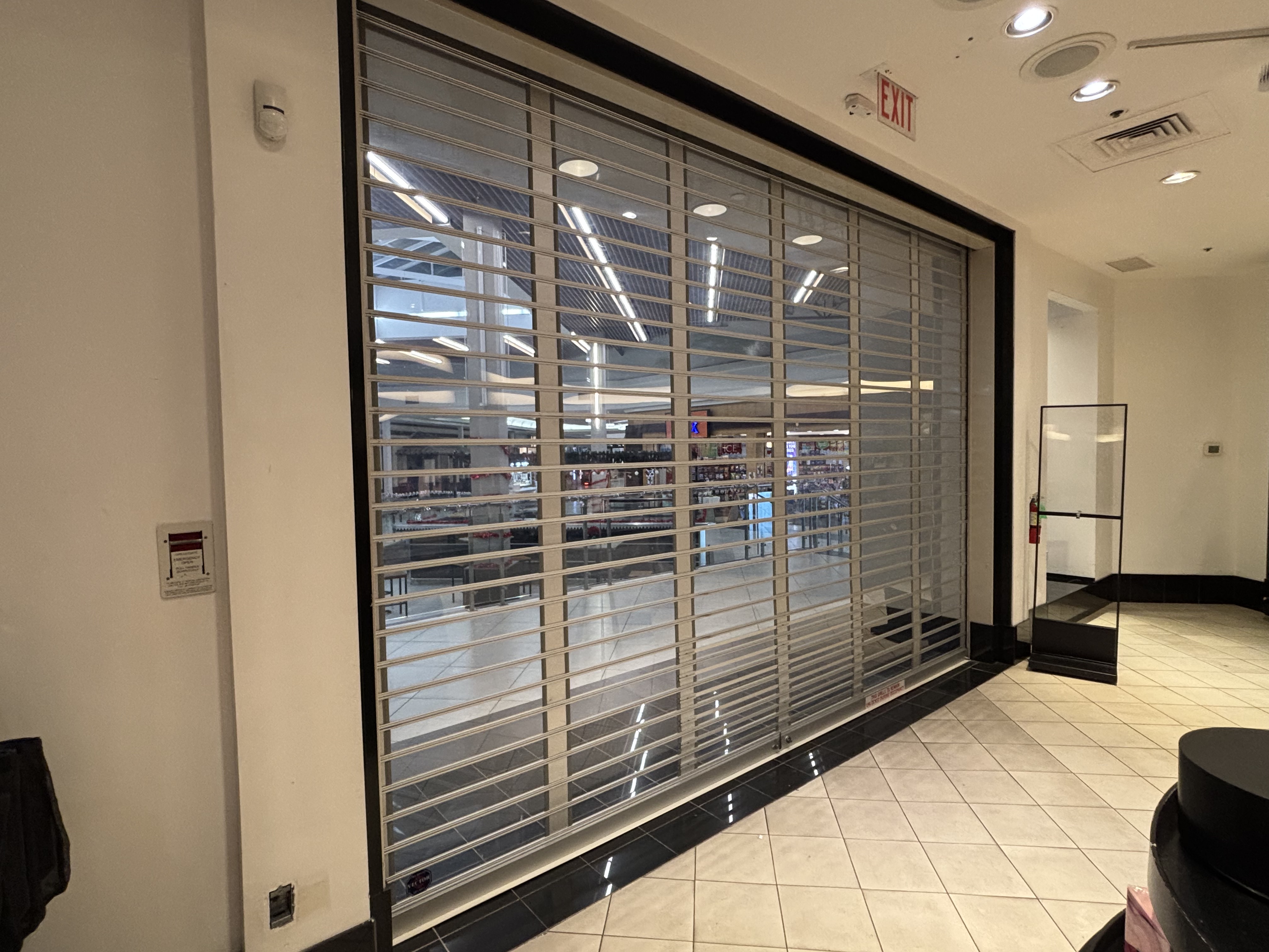 Commercial overhead garage door installed for an East Texas business