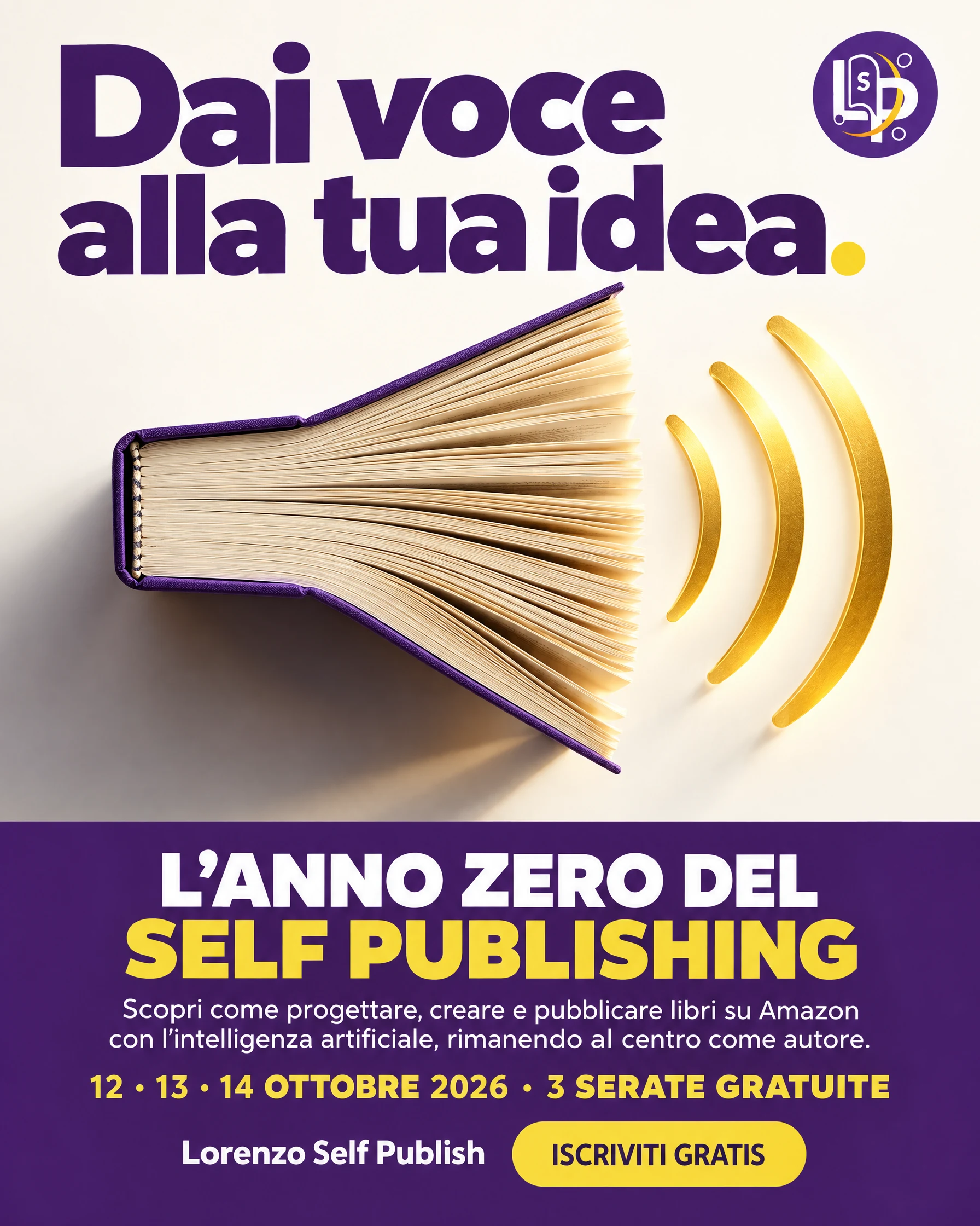 Un libro diventa un megafono: dare voce al proprio progetto