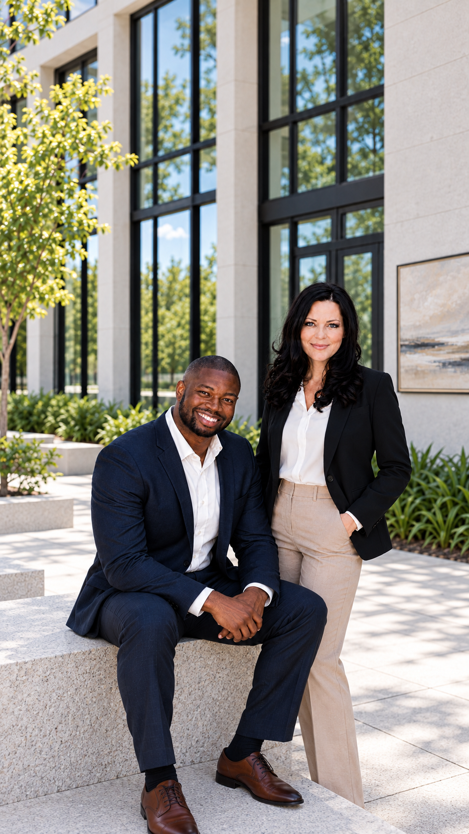 Maxwell and Amber Ezonnaebi, co-founders of Chanaan Properties