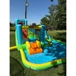 Big Backyard Water Slide + Bounce House