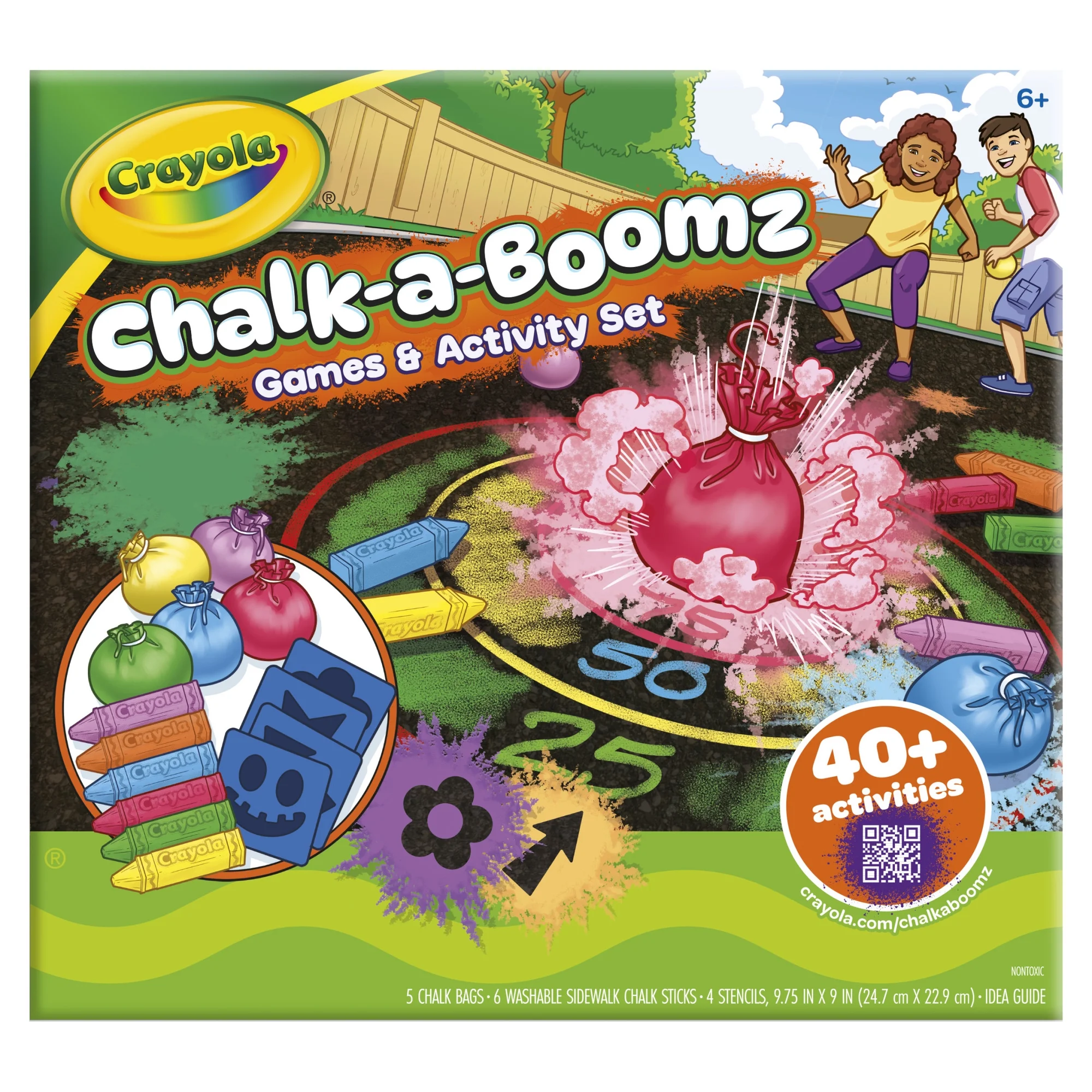 Outdoor Chalk Toss Game