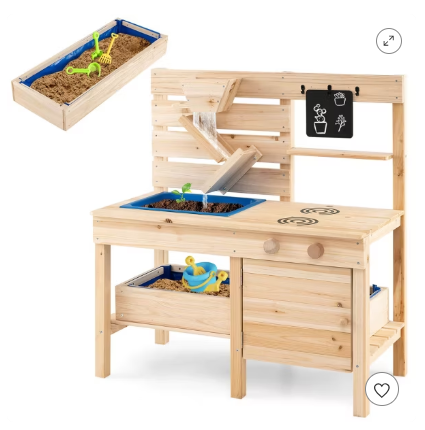 Mud Kitchen With Detachable Sandbox