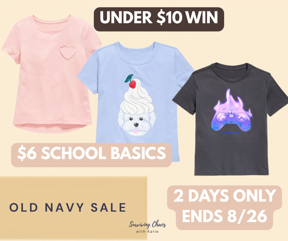 Old Navy Back to School Sale