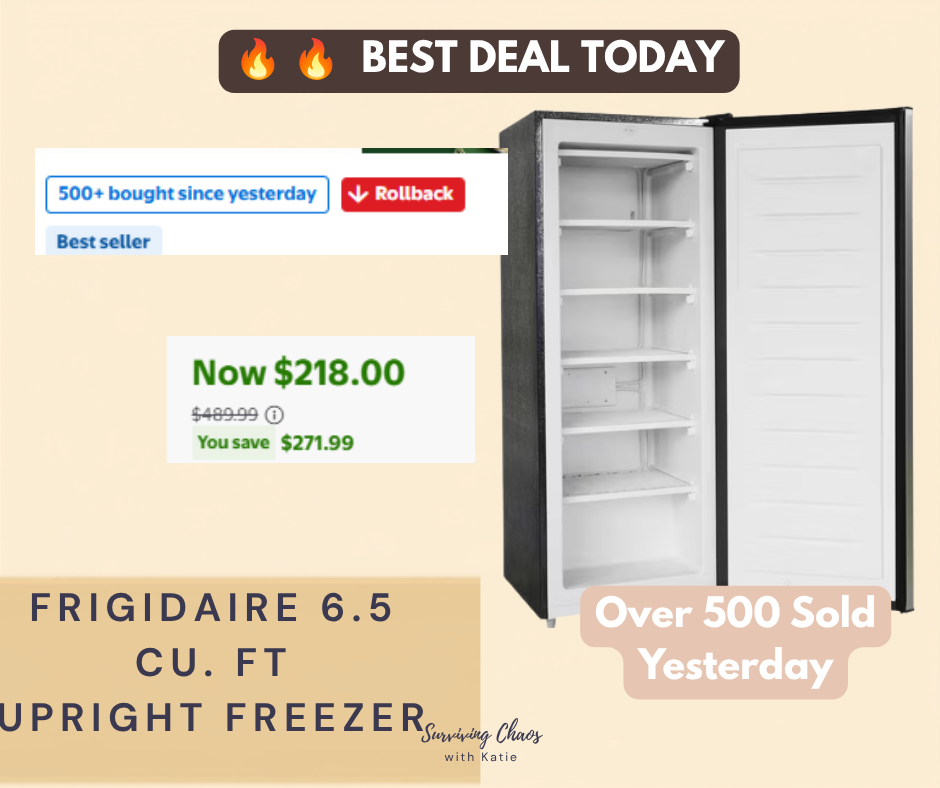 Frigidaire 6.5 Cu. Ft. Garage Ready Upright Freezer