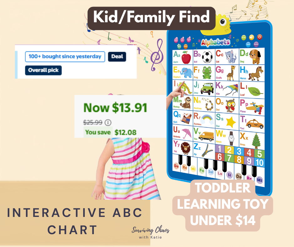 Interactive Electronic Alphabet Learning Poster