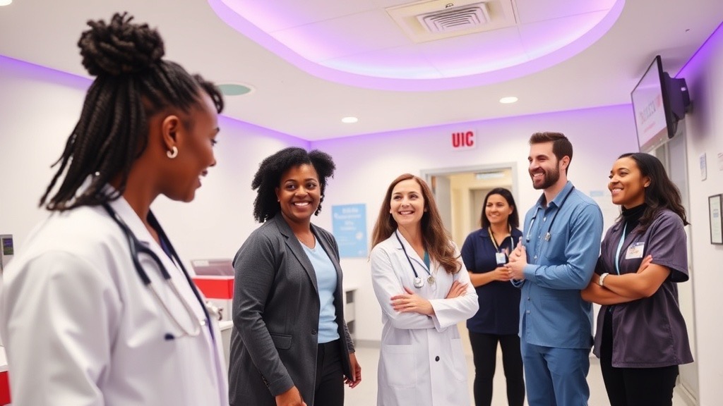 Walk-in urgent care clinic reception at CityHealth San Leandro