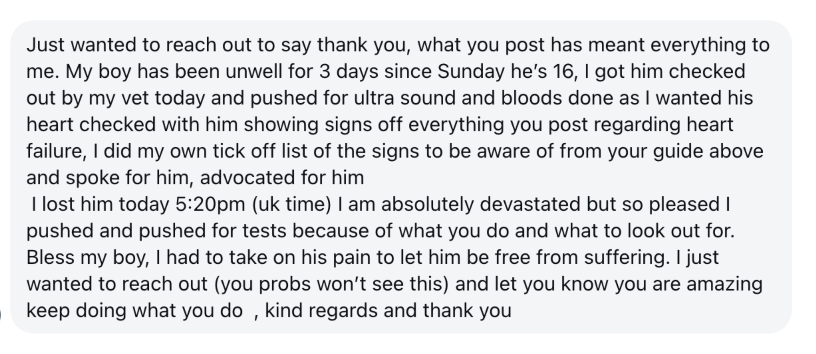 Client Testimonial