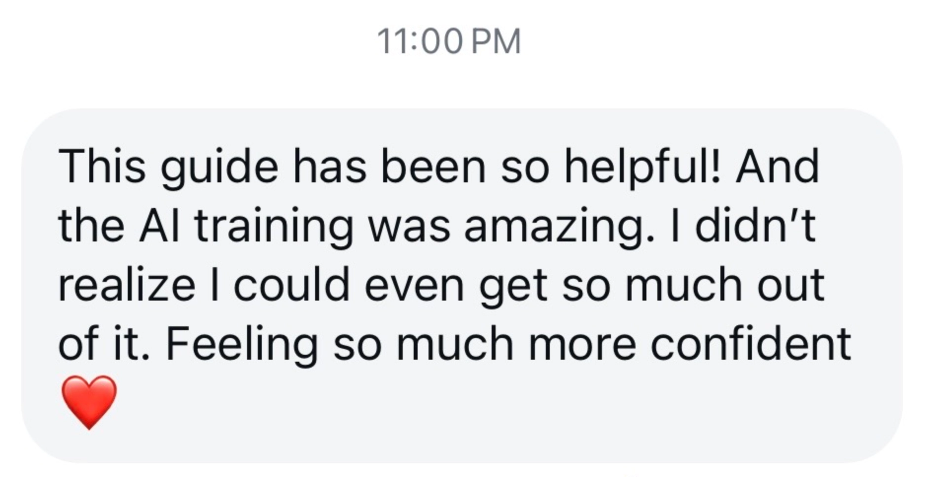Client Testimonial