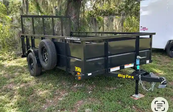 6x12 Vanguard side utility trailer rental in Lithia, FL