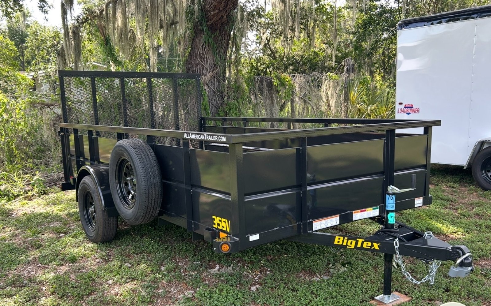 7x16 tandem axle utility trailer rental at TNE Rentals in Lithia, FL