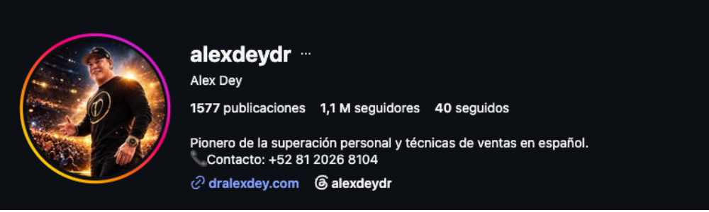 Alex Dey Instagram