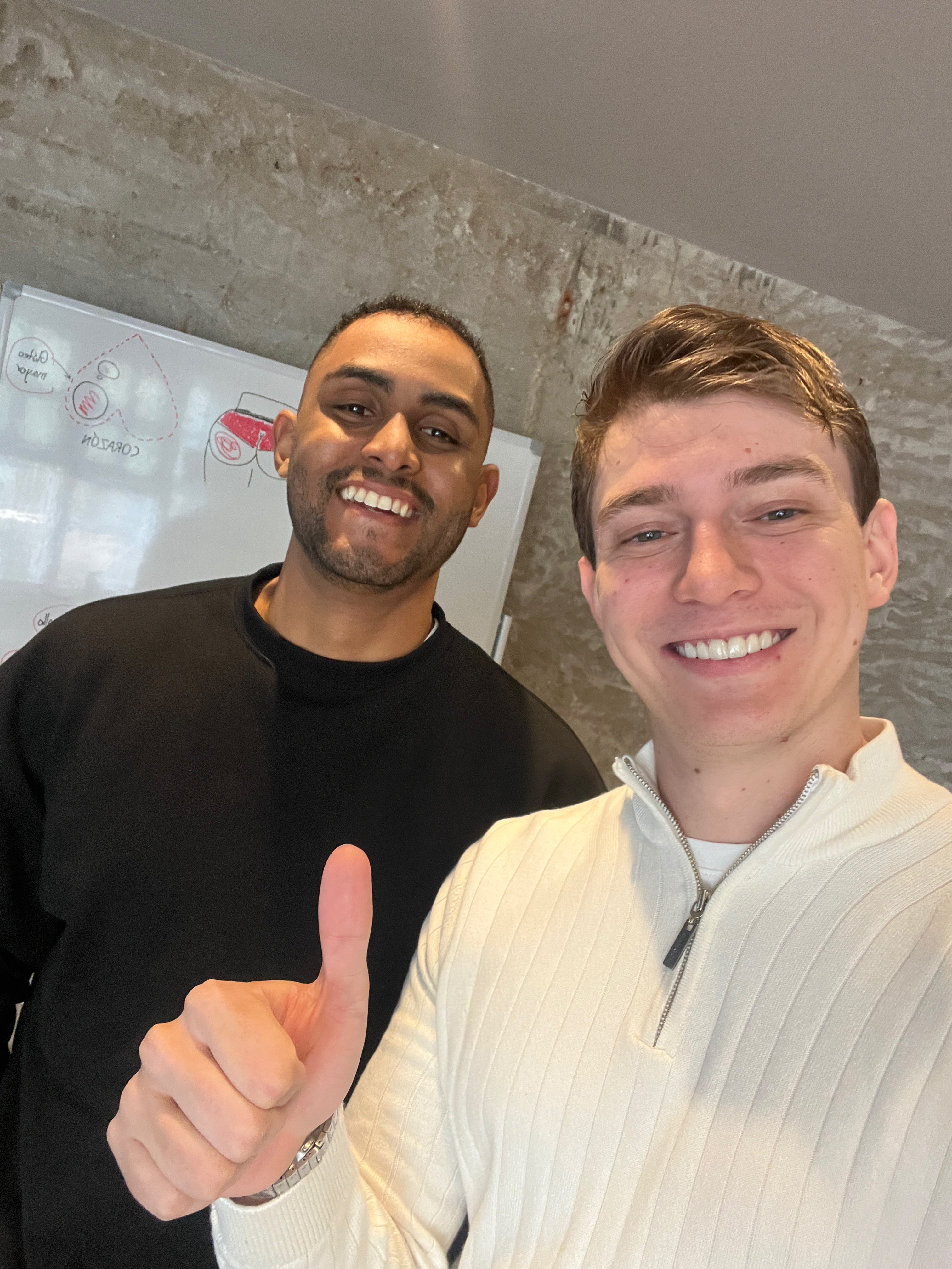 Alessandro con Gerardo Marrero