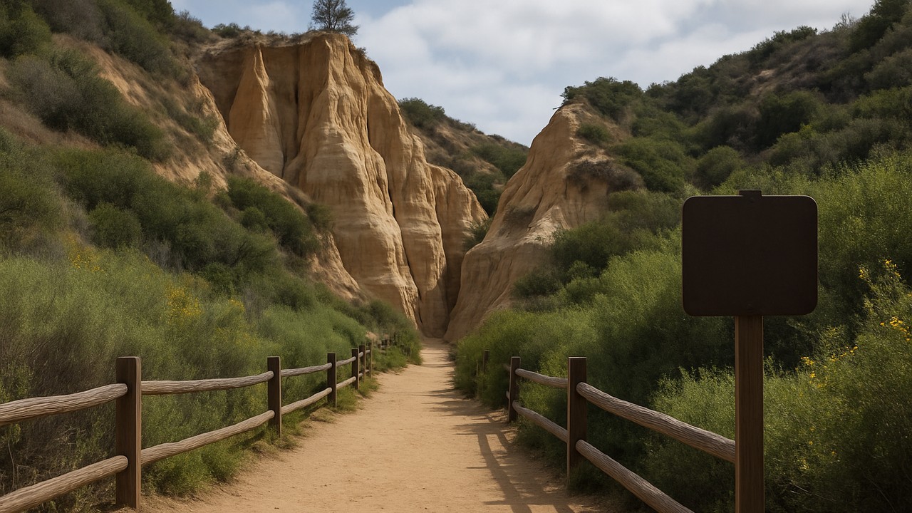 Annie's Canyon Trail in Solana Beach, CA