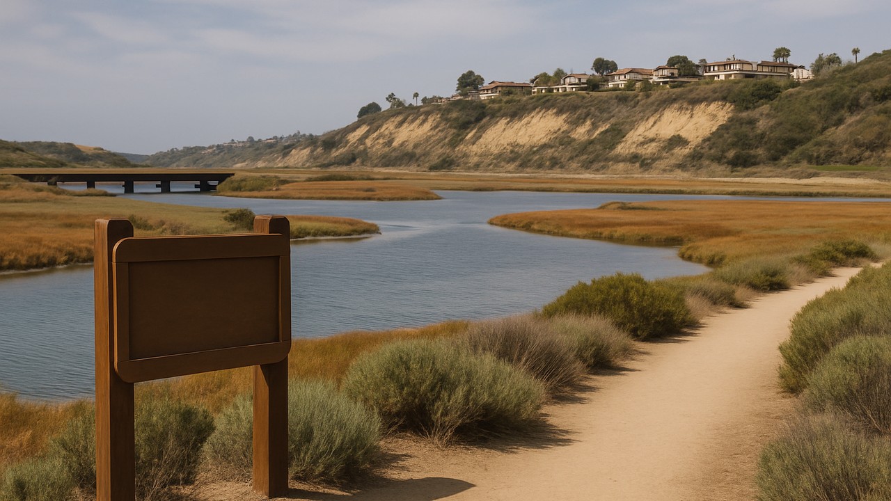 San Elijo Lagoon and Ecological Reserve in Solana Beach, CA