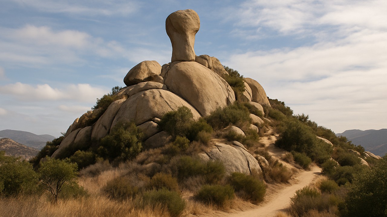 Tooth Rock in Poway, CA