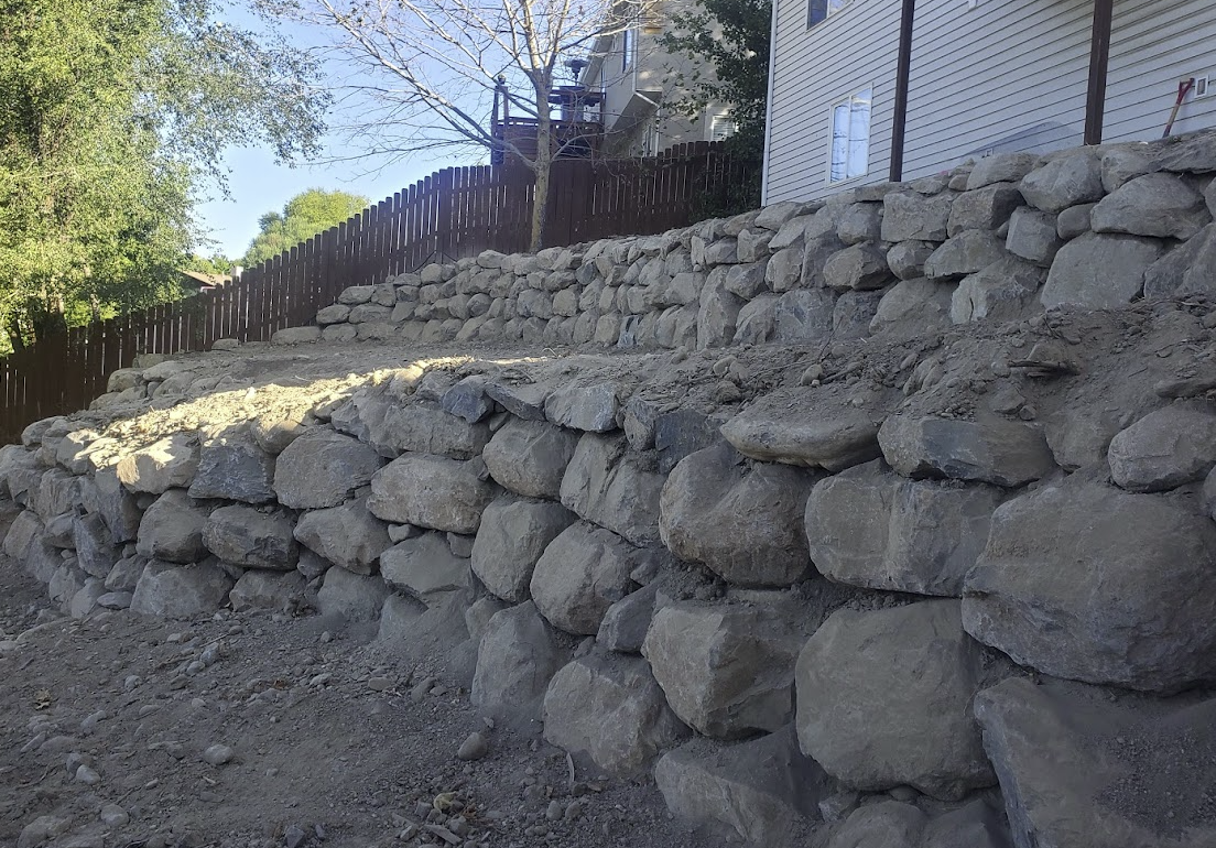 Retaining Wall Near Utah County