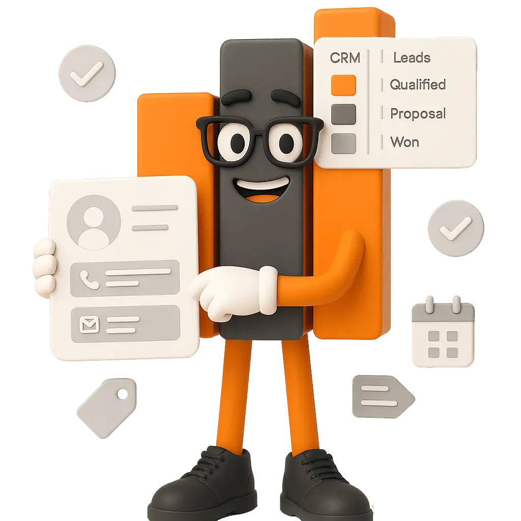 Aely utilise le Tableau de bord CRM AELESTRA montrant la boîte de réception unifiée et le pipeline