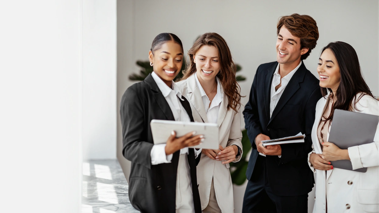 Professional services team using AELESTRA for client management, proposals and follow-up