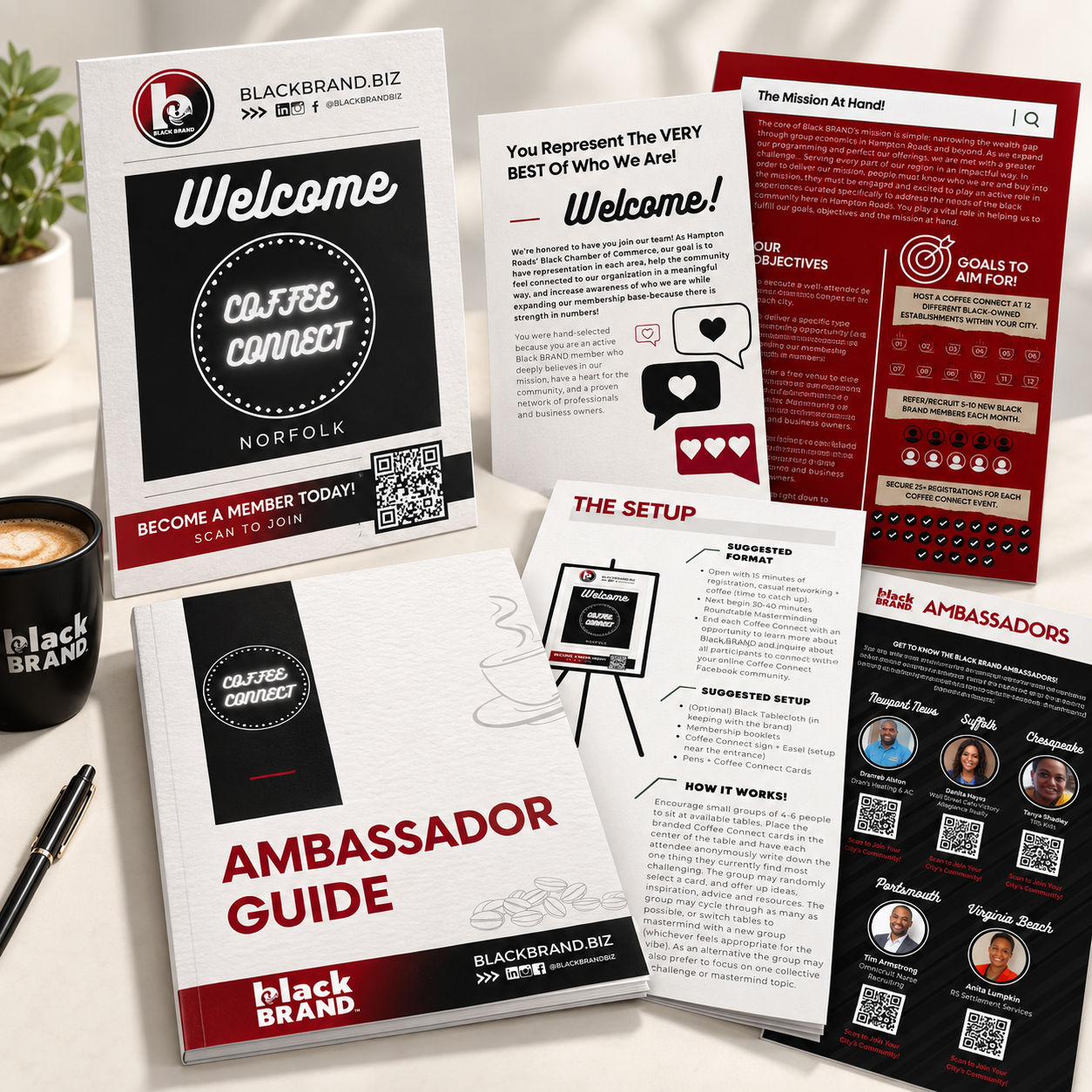 Black BRAND ambassador materials