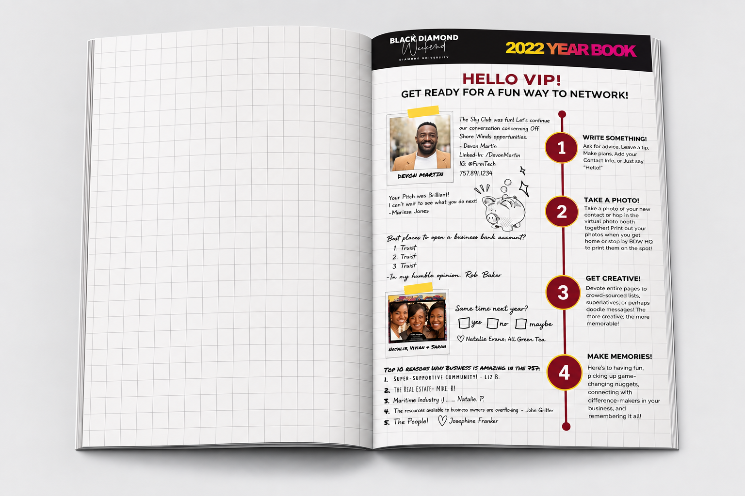 Black Diamond Weekend MBA yearbook