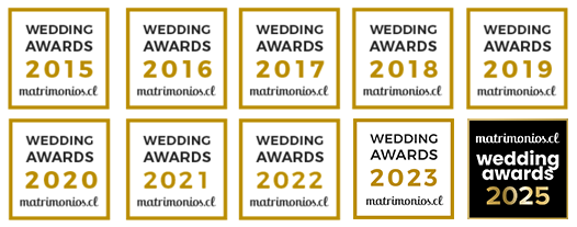 Wedding Awards matrimonios.cl 2015 a 2025