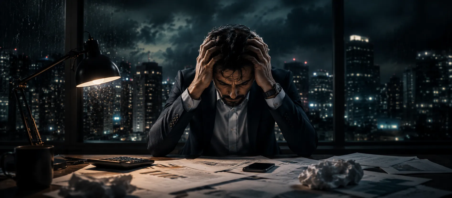 Stressed Business Owner