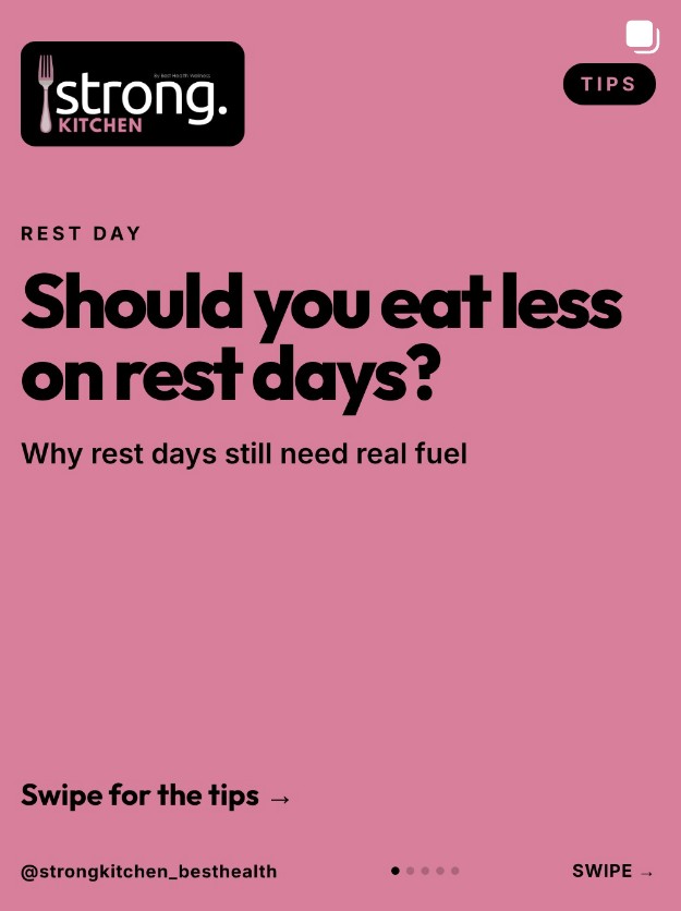 Should you eat less on rest days?