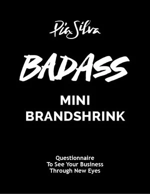 Badass Mini Brandshrink workbook cover