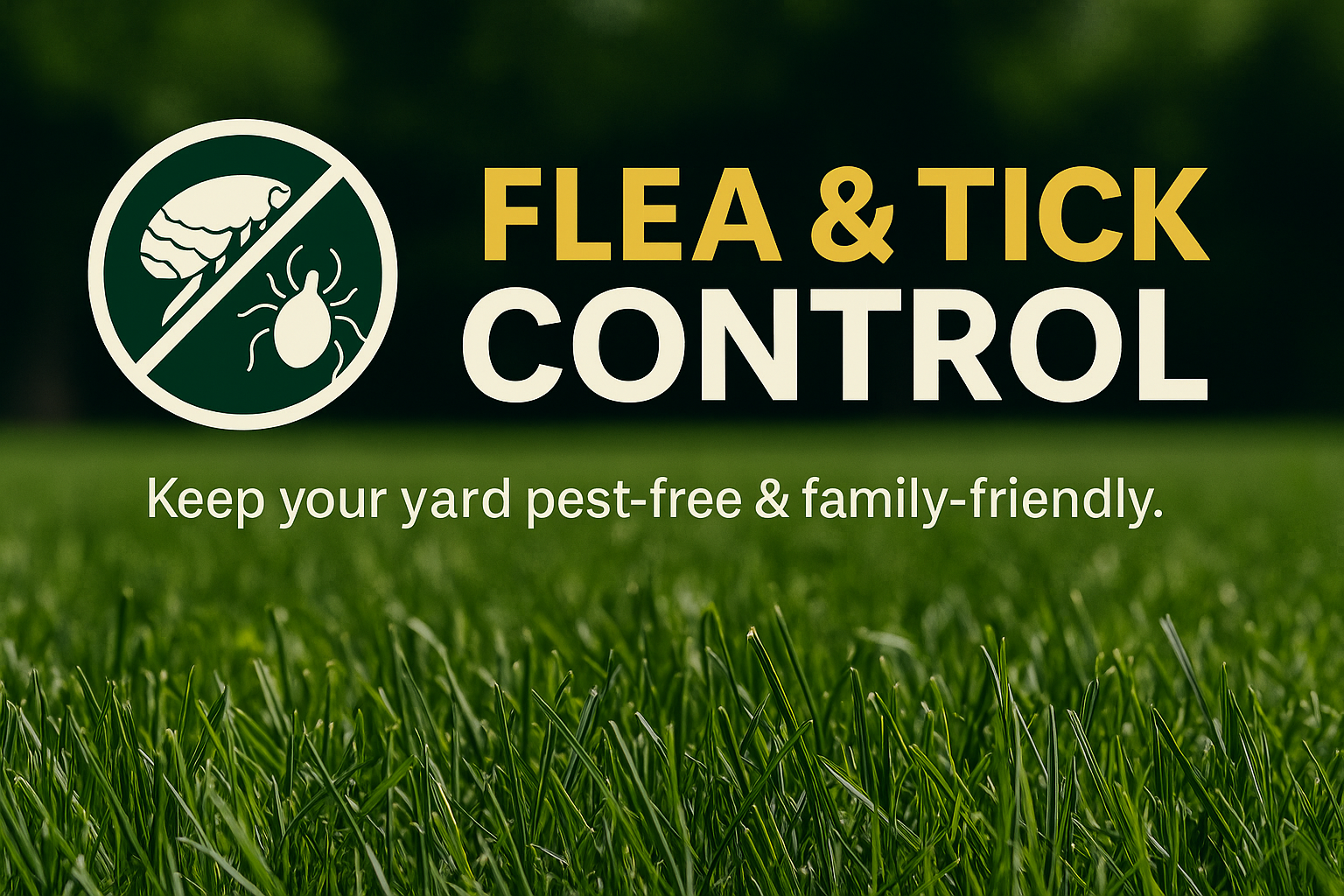 Flea and tick protection emblem