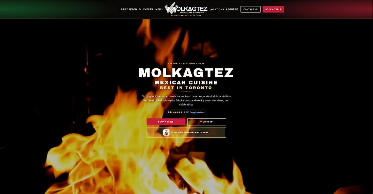 Molkagtez website