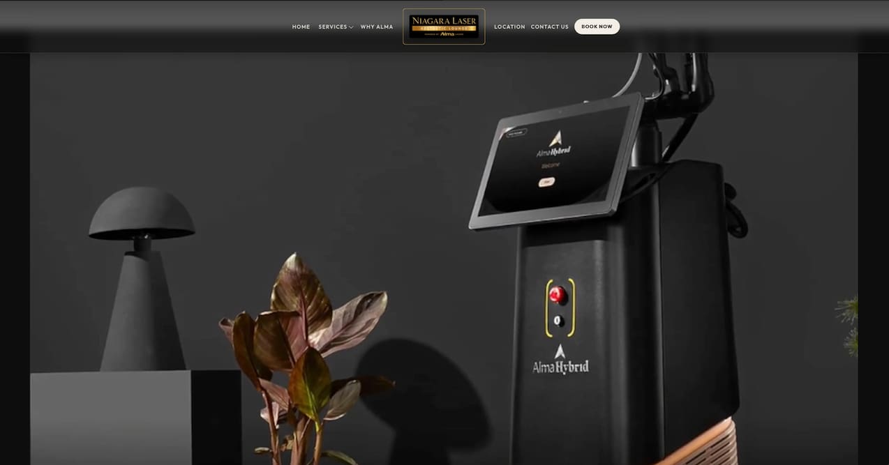 Niagara Laser Aesthetic website