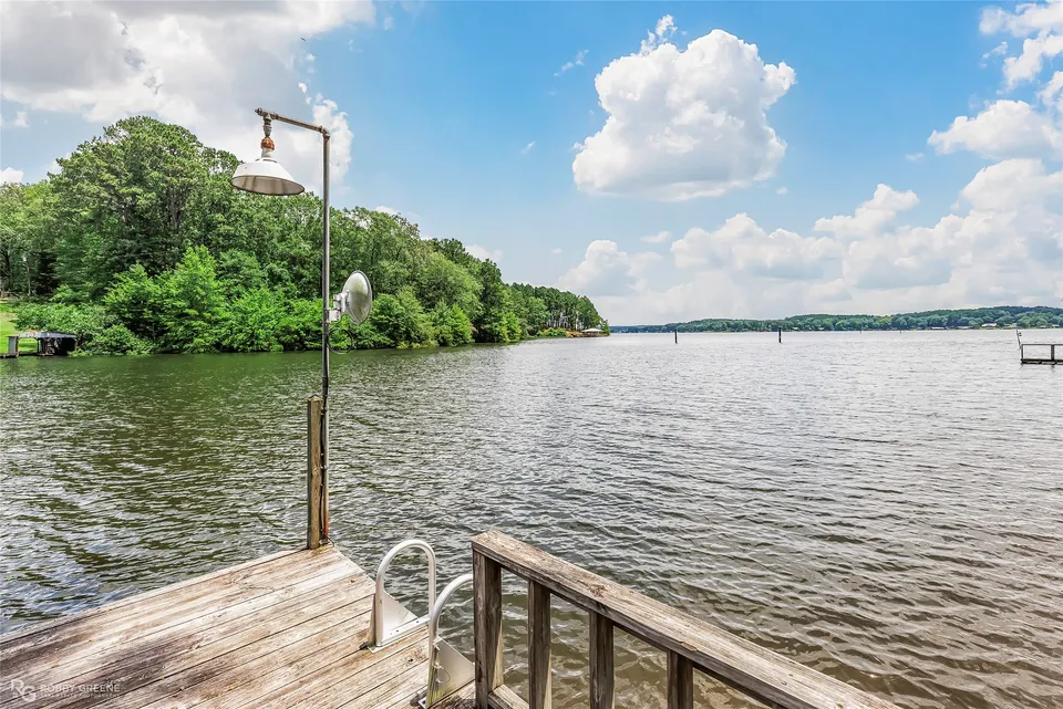 Lake Claiborne viewed from the private dock