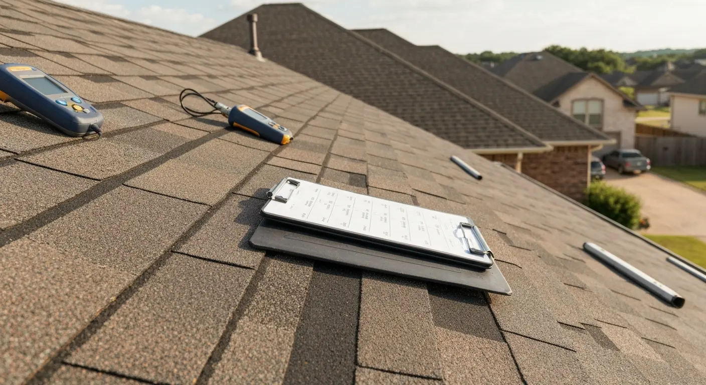 Roof inspection in Jenks